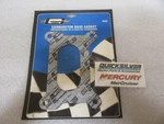 P37B Mercury Quicksilver #49C Carburetor Base Gasket Oem New Factory Boat Parts. Fixed Price $9.95.