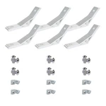 6 Pcs 1010 120 Degree Angle Bracket 1X1 Inch Aluminum Extrusion Connector. Fixed Price $36.94.
