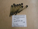 10-817427 80 Mercury 1995 60HP Elhpto Outboard Screws (8) T17. Fixed Price $20.00.