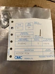Omc 910042 Hitch Pin (QTY-5) Oem Nos. Fixed Price $30.00.