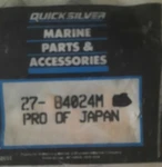 One New 27-84024M Genuine Quicksilver Mercury Gasket Oem Parts. Fixed Price $6.99.