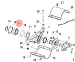 93944A2 Mercury Marine Quicksilver Bearing Set /305E. Fixed Price $132.83.