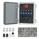 Joinfworld 12V Rocker Switch Box, 5 Gang Toggle Panel Waterproof Led L.... Fixed Price $107.67.