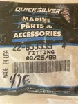 Mercury Quicksilver Fitting Brass 90 Degree Oem Part 22-853339 4 (R1057). Fixed Price $9.00.