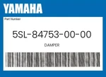 Yamaha Genuine Damper 5SL-84753-00-00. Fixed Price $10.10.
