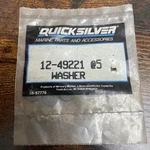 Mercury Quicksilver 12-49221 Washer (QTY-5) Oem Nos. Fixed Price $8.00.
