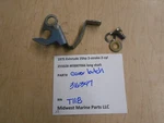 316347 Omc 1975 Evinrude 25HP 25502B Outboard Cover Latch T118. Fixed Price $19.00.