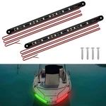 Rvzone Boat Navigation Lights, 7.8 Inch/red And Green/black Shell. Fixed Price $15.89.