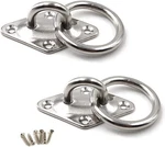 M8 Ceiling Hook Pad Eye Plate 304 Stainless Steel Wall Mount (with Ring). Fixed Price $18.99.