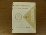 1972 P/n JM-7202 Johnson Outboard Motor Service Manual 4HP Free Ship B424. Fixed Price $29.99.