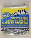 Marpac Tough Guy Trailer Safety Chain 7-1850 3/16" X 31". Fixed Price $6.70.