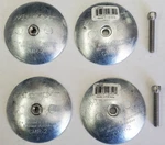 Martyr Anode Sets Rudder, Trim Tab, Strut, Zinc CMR2, CMR02, 2-13/16". Fixed Price $28.99.