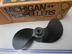 *new* Michigan 3.5- 8HP 9 Spline X 6 Propeller 072021 Replaces: Mercury. Fixed Price $75.00.