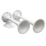 Afi Boat Dual Air Horn 20150 Full Blast Trumpet 12 Volt Epoxy White. Fixed Price $125.70.