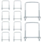 YIDU69Q 10 Pcs Inch Wide Square U-bolt For Trailer, M8 X 3-1/8" 3-1/2", E.... Fixed Price $32.56.