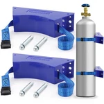 2PCS Propane Tank Holder Cylinder Wall Mounted Bracket Gas Dura. Fixed Price $28.21.