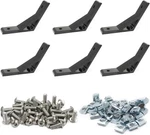 6PCS 1010 120 Degree Angle Bracket 1" Series Aluminum Extrusion Black. Fixed Price $31.70.