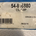 Z76 Genuine Oem 54-856880 Clamps You Will Receive 2 Peices New Unopened. Fixed Price $11.95.