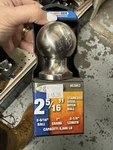 New 2 5/16 # 63853 Trailer Ball Nip Tow Ready. Fixed Price $11.99.