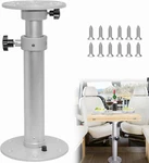 Adjustable Aluminum Boat Pedestal Base 17.8-27.2" For Rv & Marine Use. Fixed Price $159.99.