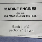 Mercury Mercruiser Service Manual #16 Gm V-8 Marine Engines 90-823224-2. Fixed Price $31.99.