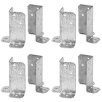 8 Pcs Adjustable Split Retrofit Base For 4X4,6X6 Post, Fence Deck Suppor.... Fixed Price $40.87.