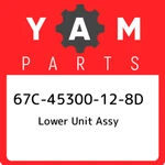 67C-45300-12-8D Yamaha Lower Unit Assy (l) 67C45300128D, New Genuine Oem Part. Fixed Price $2363.08.