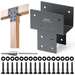 8 Pack Heavy Duty 4X4 (actual 3.5"X3.5") Stainless Steel Post Caps Tie Bracke.... Fixed Price $257.60.