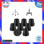 Quad Cane Tip 8PCS Non-slip Durable Rubber 1/2IN Replacement Foot Black. Fixed Price $27.22.