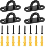 Kalione 4 Pack Heavy Duty Ceiling Hooks, Stainless Steel Pad Eye Plate Me. Fixed Price $16.96.