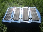 4 Vtg Sportcraft C-eagle Marine 6207-01 Boat Step Chrome Metal Frame W/ Pads. Fixed Price $79.00.