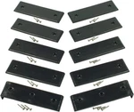 E-z Boat Trailer Slides And 8 Pads (3"X10") + 2 Bunkenders, Black. Fixed Price $81.99.