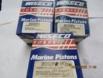 3 New Outboard Wiseco Piston & Rings Sets Ck. Pics For Numbers. Fixed Price $75.99.