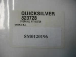 Mercruiser Quicksilver 823728 8M0120196 Weber Carburetor Rebuild Kit 4.3 V6 Oem. Fixed Price $149.99.