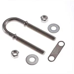 Attwood U-bolt Bow Eye 1/2" 3-7/16" Shank Small Plate #66261L3. Fixed Price $33.81.