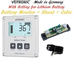 Votronic Dual Battery Monitor Gauge Meter Rv Marine Boat Solar LIFEPO4 Lithium. Fixed Price $252.66.