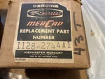 # 1128-2744A1 Nos Genuine Mercury Quicksilver End Cap (shelf). Fixed Price $60.00.