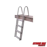Extrememax Marine Pontoon Boat Dock Aluminum Heavy Duty 4 Step Boarding Ladder. Fixed Price $129.95.