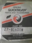 One New 27-81600M Genuine Mercury Quicksilver Gasket Oem Parts. Fixed Price $6.99.