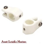 Seachoice Pair (2) Bimini Canopy Top White Jaw Slides For 7/8" Round Tubing Tube. Fixed Price $14.97.