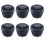 TWIDEC/6PCS Rocker Switch 3 Pins Position On/off/on Ac 6A/125V 10A/250V.... Fixed Price $10.52.