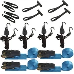 Canoe Ratchet Tie Strap -4 Pk -12 Ft -1000 Lb Breaking Strength Used For Mo.... Fixed Price $46.50.