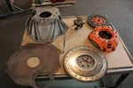Ford Clutch, Pressure Plate, Flywheel, Aluminum Bell Housing, Hurst Shifter. Fixed Price $450.00.