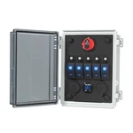 Joinfworld Rocker Switch Marine 12V Toggle Panel Box 5 Gang Waterproof. Fixed Price $78.00.