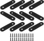 Hordion 12PCS Inch Straight Bracket Stainless Steel Brace, 2-50MM, Black. Fixed Price $11.23.