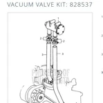 Volvo Penta Valve Kit 828537. Fixed Price $75.00.