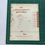 JM-7003 1970 Johnson Hp 6R70 6RL70 Outboard Service Shop Manual Vintage. Fixed Price $28.81.