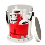 Shurhold 5 Gallon White Kit - Includes Bucket, Caddy, Grate Seat, Buff Ma. Fixed Price $194.33.