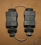 Oem Honda BF40 Lower Rubber Mount Set Pn 50155-ZV5-000 Fits 1997-2006. Fixed Price $22.00.