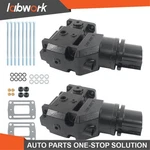Labwork 2 Set Exhaust Riser Elbow For Volvo Penta Omc 4.3 5.0 5.7 5.8L V6 V8. Fixed Price $257.22.